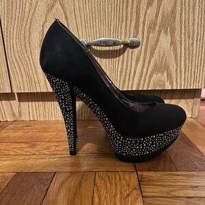 Studded Platform Heels